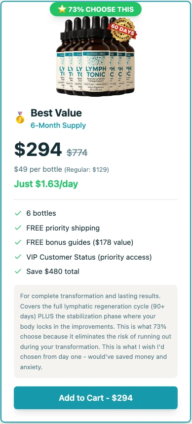 Lymph Tonic 6 bottles
